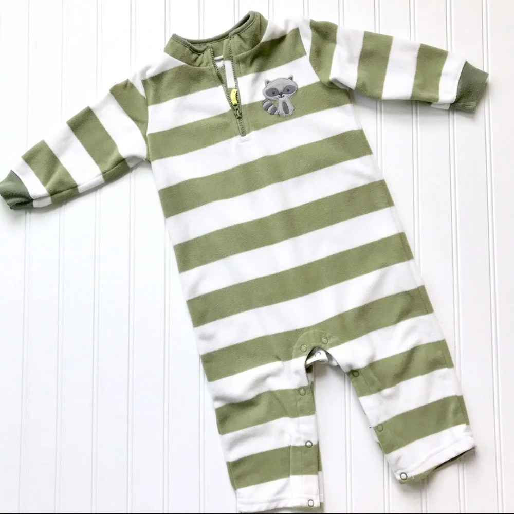 •Carter’s• raccoon fleece pjs
